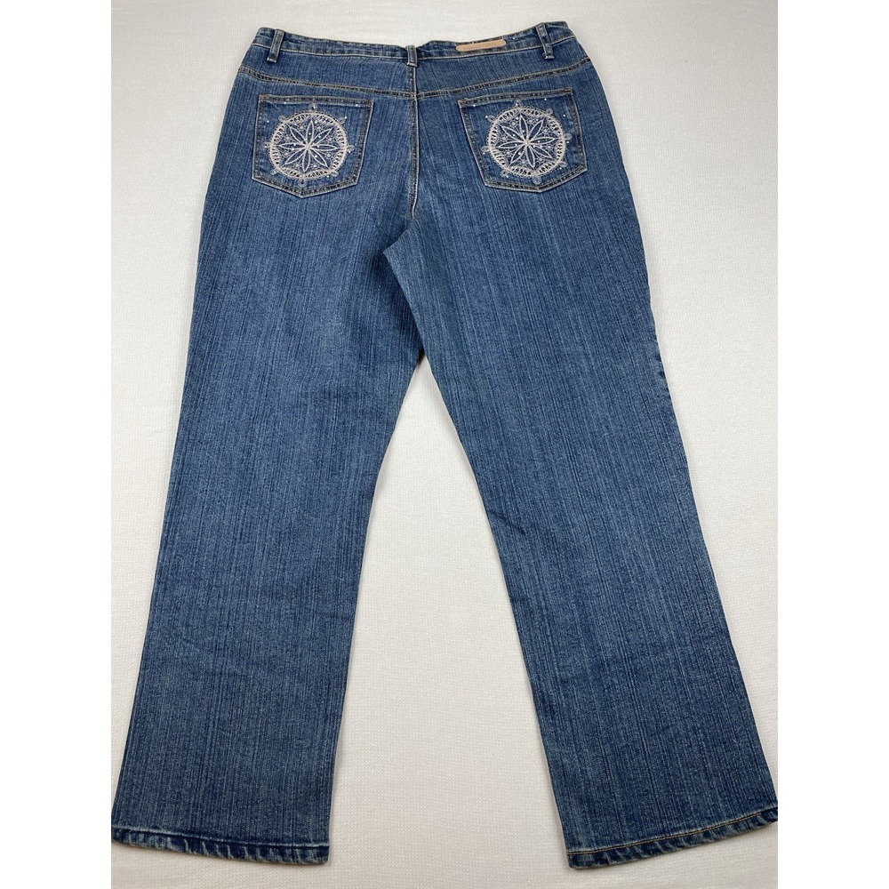 Cosmopolitan Jeanswear‎ Boot Leg Jeans Womens Size 18 High Rise 36x29
